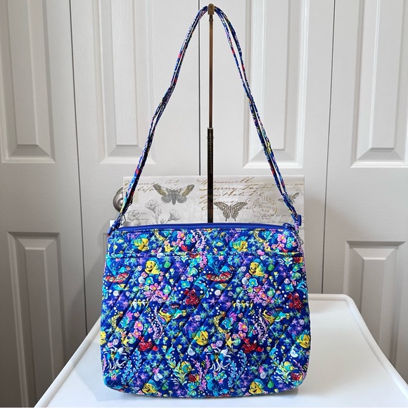 Vera Bradley Handbags - Disney Vera Bradley Little Mermaid large hipster Ariel Floral deep ultramarine